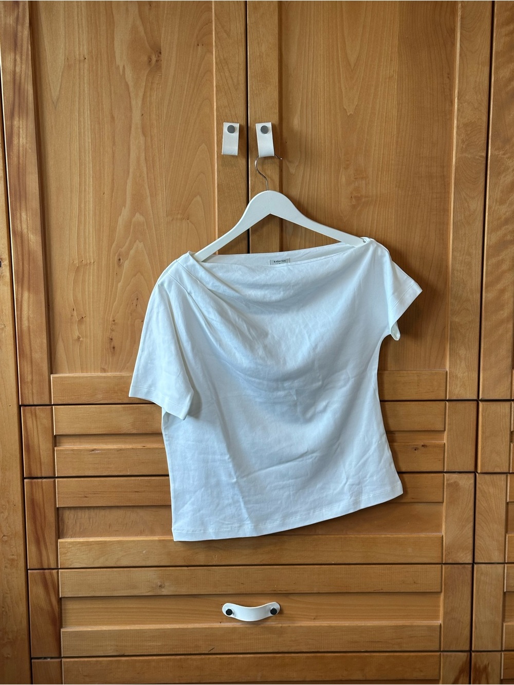 Aritzia Interlock Cotton Script Top